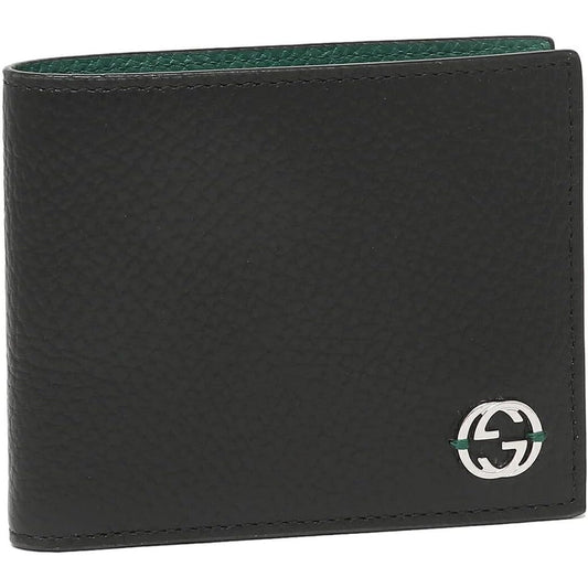 Gucci wallet bifold black and blue